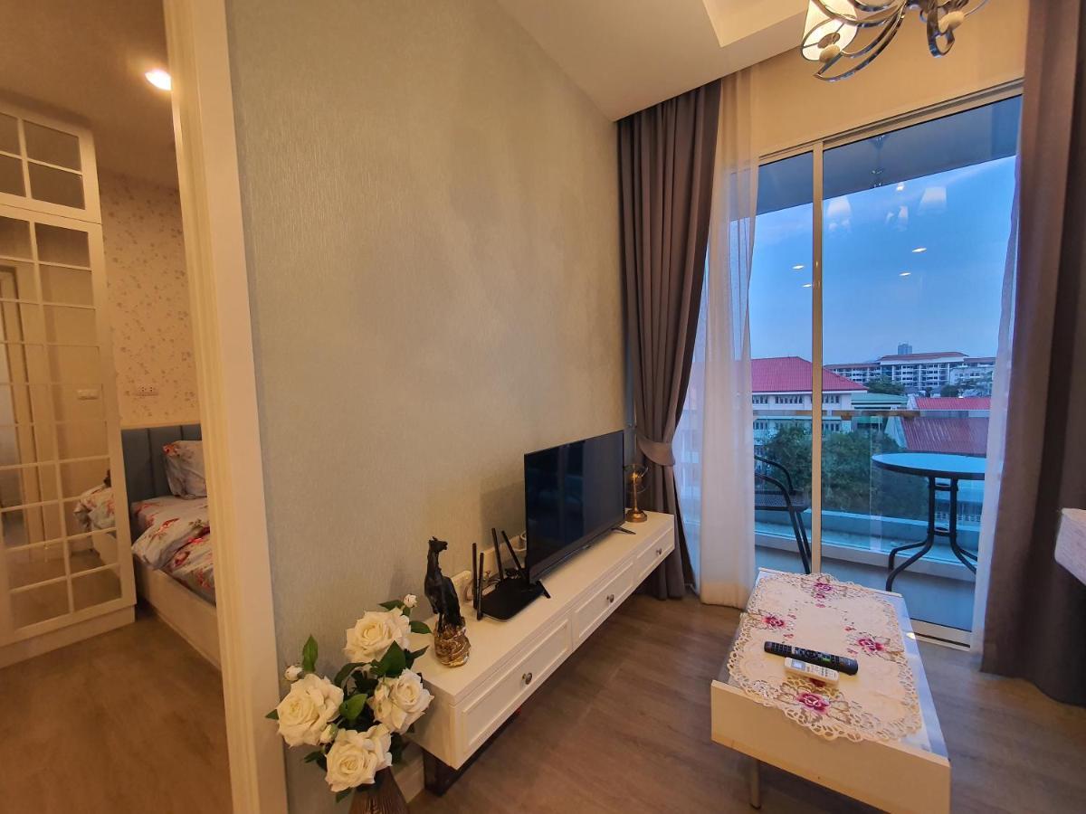 Hill & Sea Balcony 1 Bedroom & 1 Living Room @Blu X Bang Saen Luaran gambar