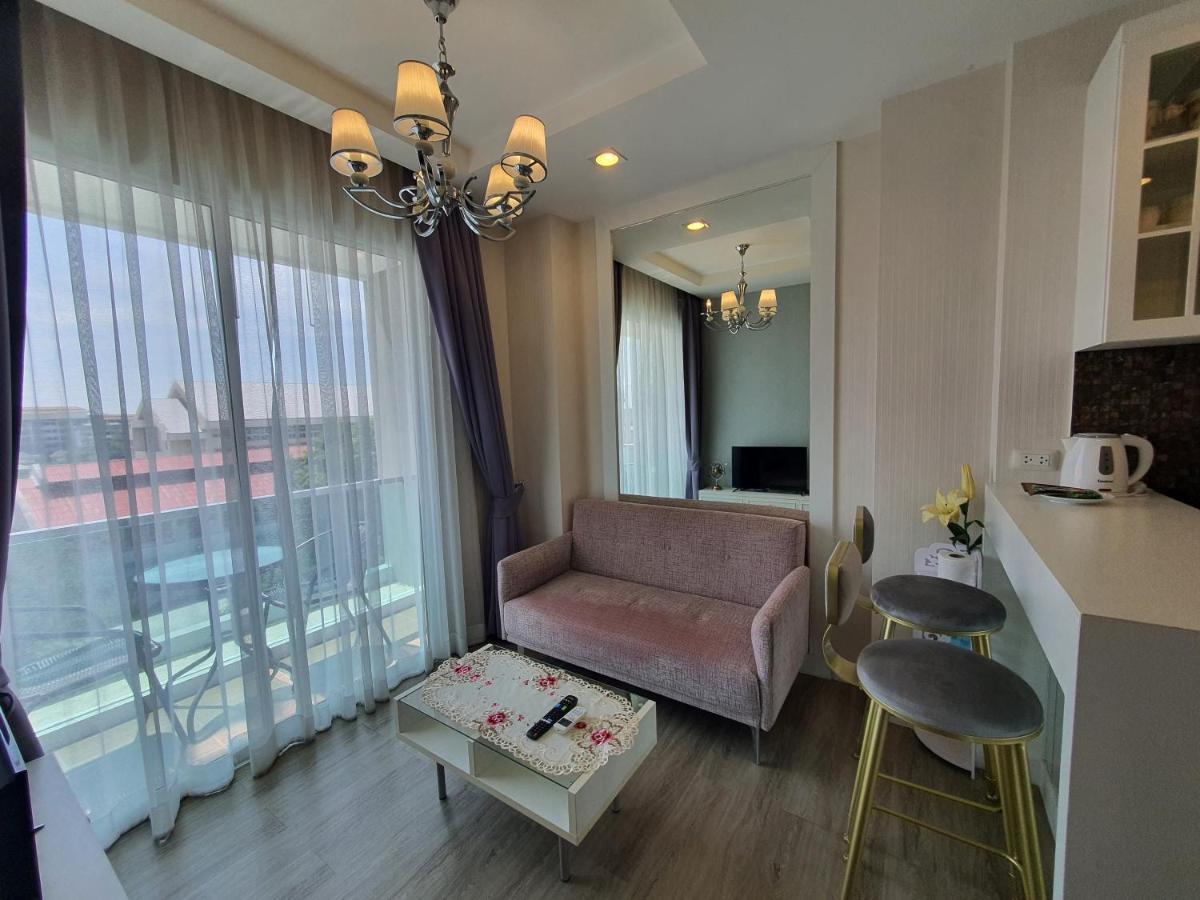 Hill & Sea Balcony 1 Bedroom & 1 Living Room @Blu X Bang Saen Luaran gambar