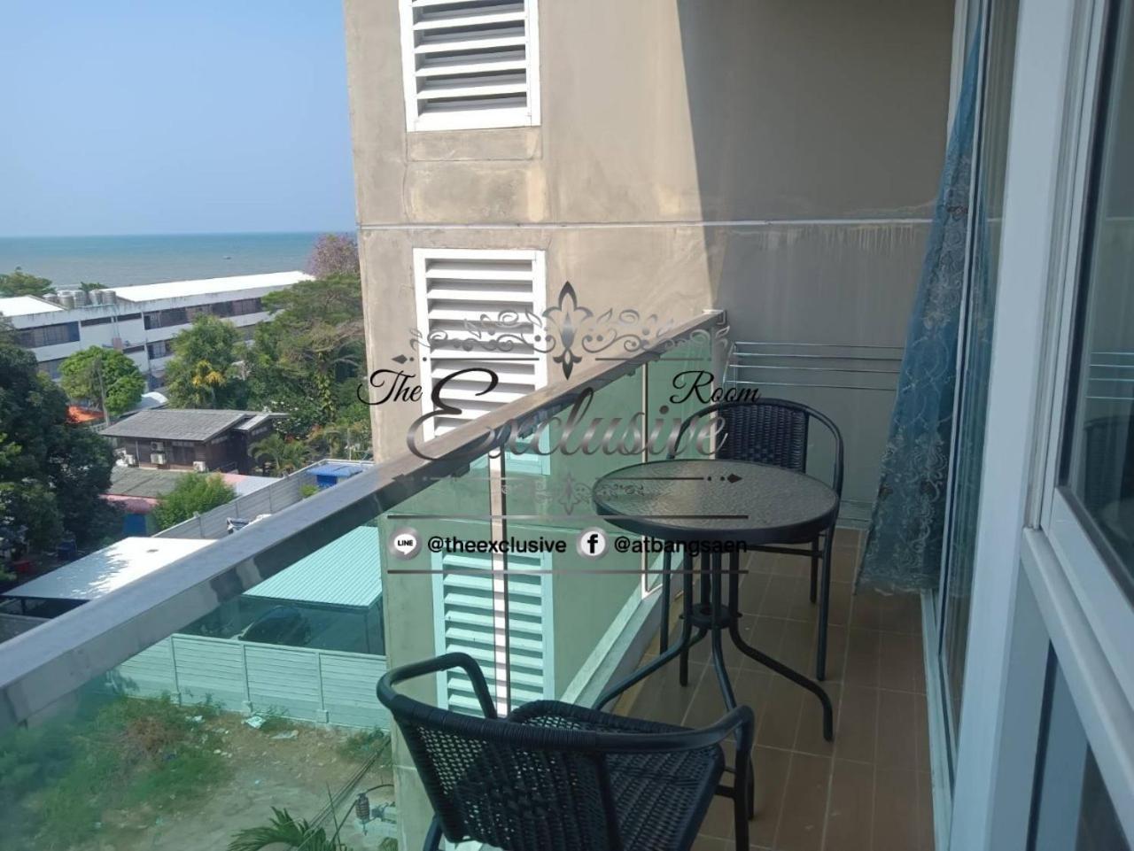 Hill & Sea Balcony 1 Bedroom & 1 Living Room @Blu X Bang Saen Luaran gambar